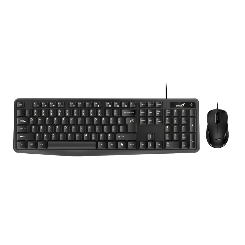 COMBO DE TECLADO Y MOUSE ALAMBRICO MARCA GENIUS KM-170