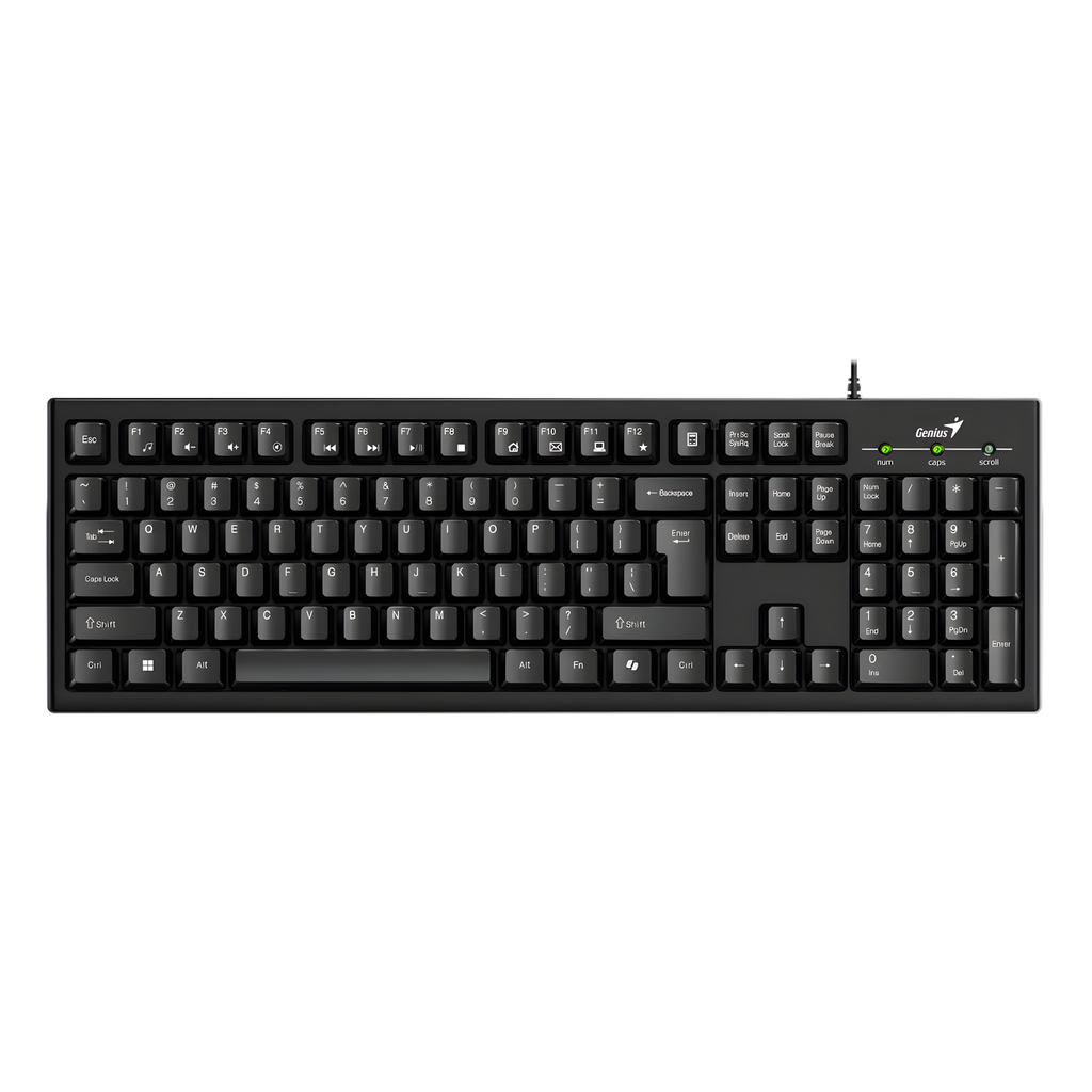 TECLADO ALAMBRICO CLASICO GENIUS KB-100