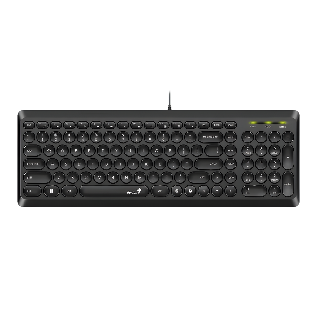 TECLADO MULTIMEDIA ALAMBRICO GENIUS SLIMSTAR Q200