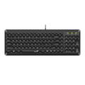 TECLADO MULTIMEDIA ALAMBRICO GENIUS SLIMSTAR Q200