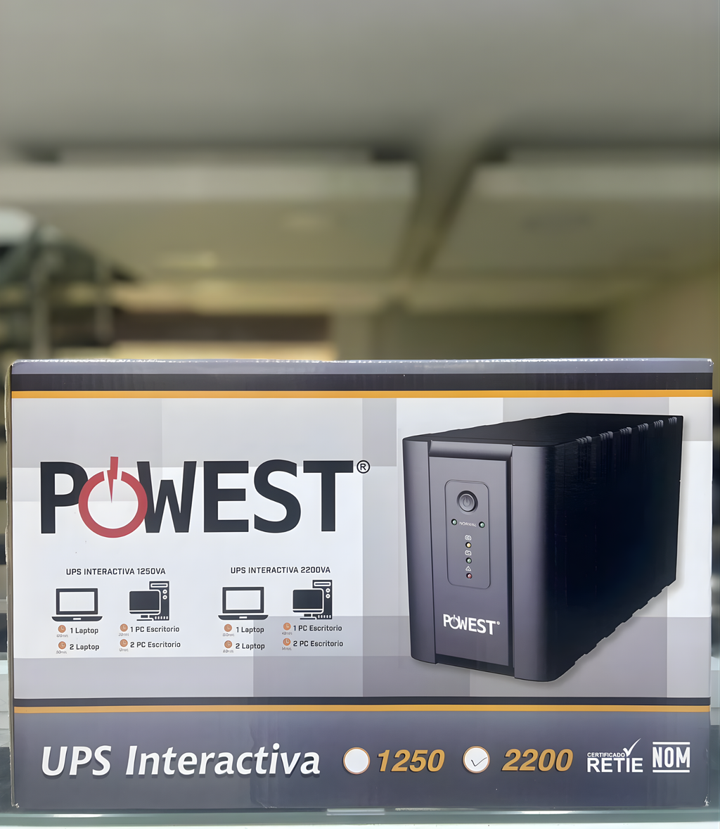 UPS INTERACTIVA DE 2200VA MARCA POWEST MICRONET