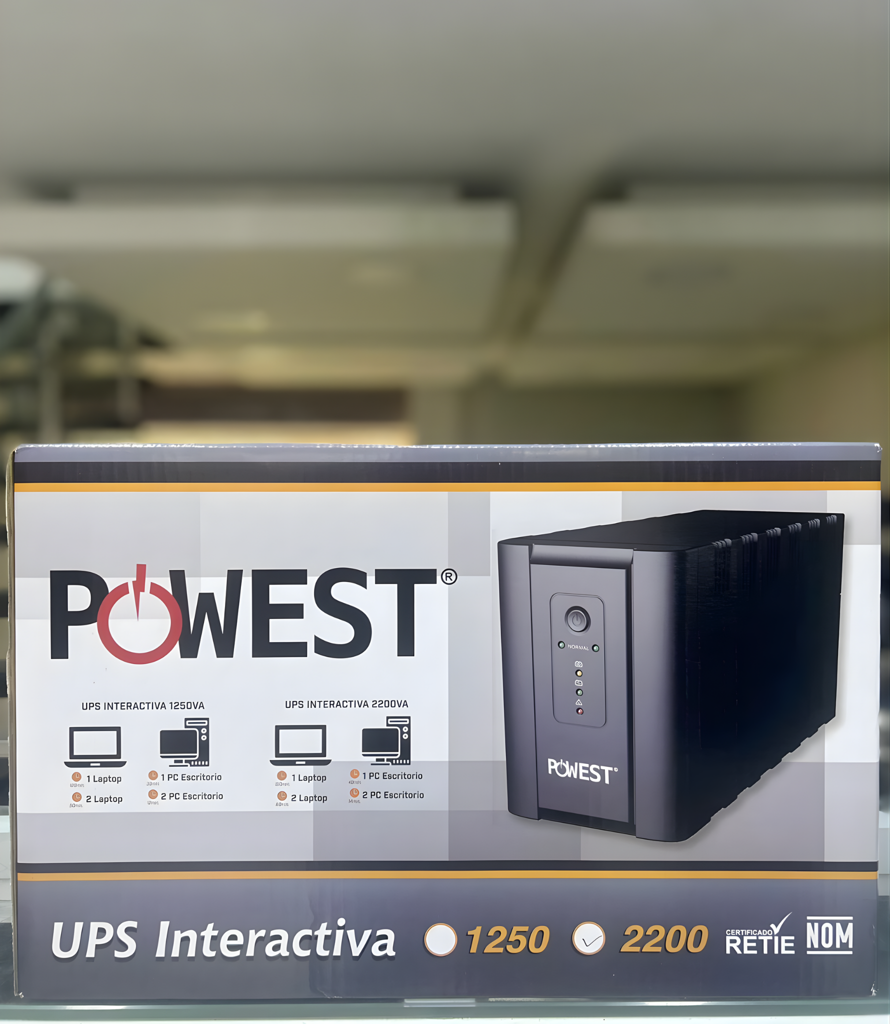 UPS INTERACTIVA DE 2200VA MARCA POWEST MICRONET