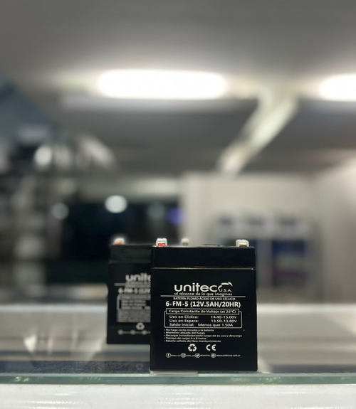 BATERIA SELLADA PARA UPS 12V 5AM MARCA UNITEC