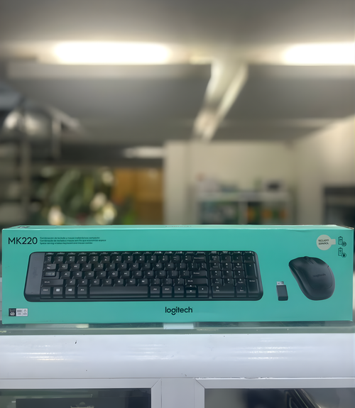COMBO TECLADO Y MOUSE INALAMBRICO COMPACTO LOGITECH MK220