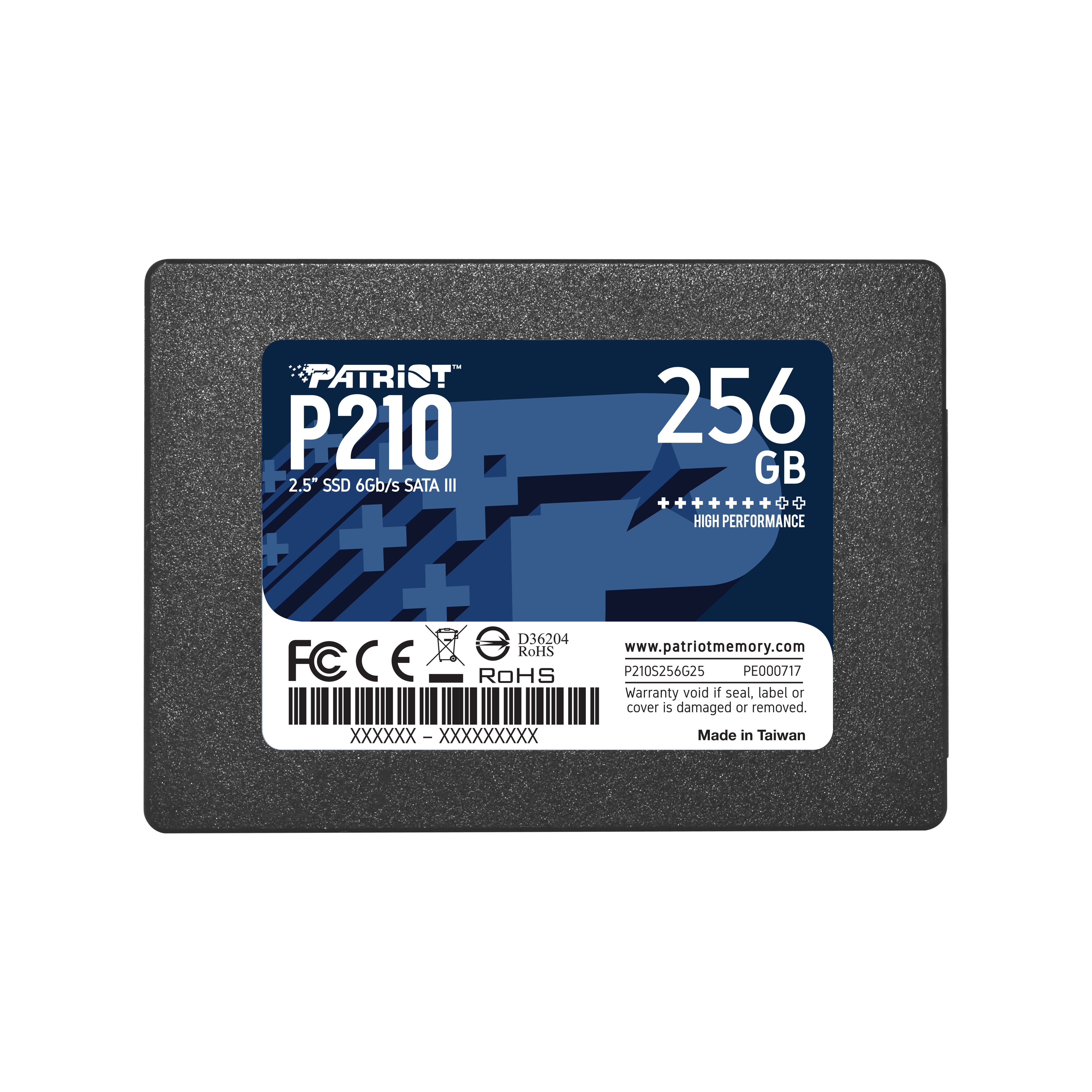 UNIDAD DE ESTADO SOLIDO SATA III DE 256GB MARCA PATRIOT