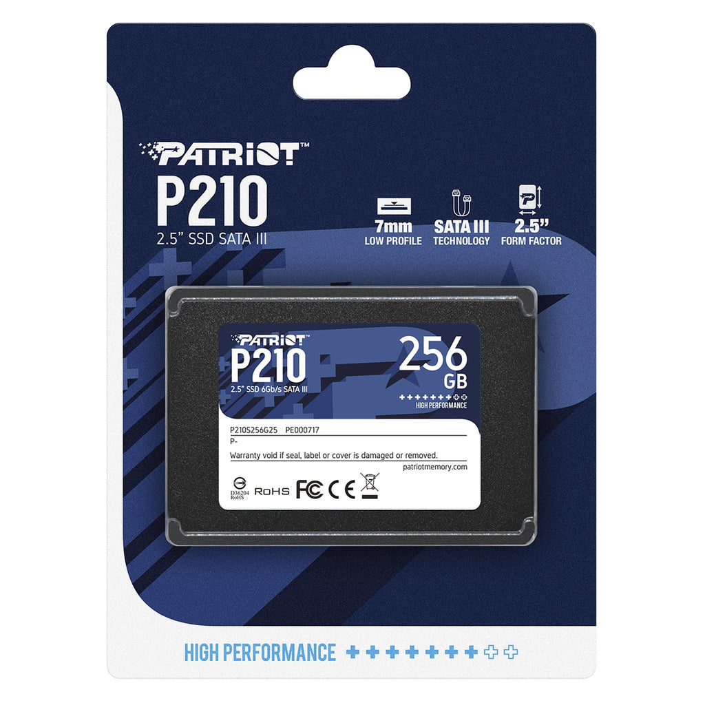 UNIDAD DE ESTADO SOLIDO SATA III DE 256GB MARCA PATRIOT
